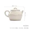 Tetera de Arcilla Estilo Dinastías Tang y Song con Esmalte de Ceniza Vegetal, Hecha a Mano para Té Kung Fu, Tetera de Estilo Antiguo con Filtro de Agujero de Bola, Adecuada para Uso Doméstico