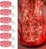 Luces de Hadas LED Luces de Luciérnaga Boda Interior Exterior Navidad Jardín Mini Hada Destellante Decoración Tarro de Masón