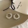 Anel de orelha de enrolamento de bola de metal Estilo coreano feminino Niche Design Retro Personalizado Simples All-match Moda Ear Studs Brincos Brincos