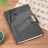 Conjunto de Caixa de Presente para Caderno, Marcador de Página Comemorativo Estilo Chinês, Presente Souvenir de Negócios, Prêmio de Evento, Personalização de Presente Cultural e Criativo