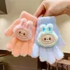 Guantes de Invierno para Niños de Felpa Tejidos Engrosados de Cinco Dedos para Niñas Lindas y Bebés, Cálidos para Otoño e Invierno