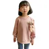 Duducream2026 Primavera Nueva Ropa Infantil Oso Pequeño Sudadera para Niña Suéter para Bebé Top Venta al por Mayor