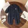 Roupas de Bebê Primavera e Outono Novo Estilo Macacão Para Recém-Nascidos e Bebês Pequenos Roupas de Engatinhar para Bebês e Crianças Pequenas para Uso Externo