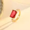 Anillo de Moda Francesa Personalizado París para Mujer Chapado en Oro de 18 Quilates Estilo Frío Anillo Abierto de Alta Gama para Mujer Venta Caliente Europea y Americana