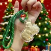 Popular Oro Puro 999 Más Vendido Llavero Colgante de Winnie the Pooh de Oro Colgante para Bolso de Teléfono Móvil Llavero Recuerdo