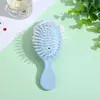 Pente com almofada de ar de macaron para meninas, estudantes, ferramenta de beleza portátil, pequeno pente massageador com almofada de ar, pente de cabelo doméstico, pente pequeno