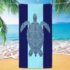 Toalla de playa Tortuga Oceánica microfibra doble cara terciopelo toalla de playa toalla de baño para natación variedad toalla cuadrada toalla de playa piña