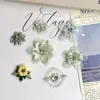 Accesorios Hechos a Mano de Alta Calidad con Perlas Estilo Chanel, Exquisitos Botones de Cristal de Colores, Decoraciones Cosidas a Mano para Ropa y Accesorios para el Cabello, Suministros Decorativos para Manualidades