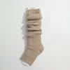 Calcetines apilados para mujer, gruesos, cálidos, de punto, para otoño e invierno, para mujer, calcetines blancos gruesos de caña larga.