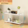 Estantería de Escritorio Estantería de Libros Organizador de Cocina Multicapa Mesa de Comedor Pequeña Estante de Almacenamiento Simple Estante de Exhibición Artefacto Transfronterizo