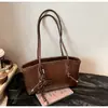 Bolsa feminina grande de alta qualidade estilo vintage 2026 simples nova para o dia a dia bolsa de ombro bolsa tote