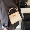 Bolso Superior de Nicho Transfronterizo para Axila Patrón Cocodrilo Vintage Moda Bolso Clutch Superior Bolso Baguette de Hombro Cruzado Bolso para Mujer
