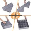 Caixa de Armazenamento de Tecido Amazon Doméstica de Três Peças Dobrável Caixa de Costura Roupa Íntima Meias Roupas Caixa de Armazenamento