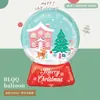 Nueva Serie de Decoración para Fiesta Navideña Mini Muñeco de Nieve, Anciano, Reno, Árbol de Navidad Globos de Papel de Aluminio Serie Navideña