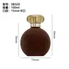 Botella de Perfume de Vidrio Flocado 100ml Botella Pequeña Recargable de Vidrio Transparente Botella con Atomizador Vacía al por Mayor Botella Vacía con Tapa de Perfume Flocada