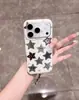 Cuadros de lunares estrellas aplicables a funda de teléfono iPhone 18promax Apple 17Pro borde redondo 16 moderno 15P duro
