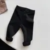 Leggings Lisos para Niñas 26 Otoño Nuevo Estilo Elásticos Exteriores Largos Estilo Coreano Elegantes Versátiles Múltiples Colores