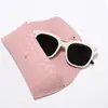 Nuevo estuche de moda anti-presión para gafas tejido personalizado portátil de cuero para gafas de sol caja de gafas de sol ventas directas de fábrica
