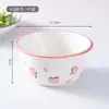 Louça de cerâmica tigela de bênção japonesa tigela de frutas tigela doméstica para jantar tigela pequena especial requintada fofa tigela de arroz