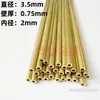 Diámetro 1 2 3 4 40 50 mm tubo redondo pequeño de latón capilar hueco de pared delgada h62/h65 tubo de latón protección ambiental