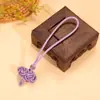 [Bilhete Especial Grátis] Nó Chinês com Padrão de Nuvem, Pingente de Borla, Cordão para Pendurar Sachê, Cordão de Mão de Jade