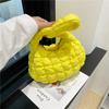 Bolsa bolsa axila nova bolsa cos nuvem nicho comércio exterior bolsa de ombro único para baixo bolsa feminina grande capacidade bolsa de bolhas plissada