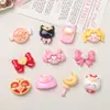 Accesorios de Resina para Manualidades de Dibujos Animados, Lindas Chicas de Belleza Pegamento de Crema Pinzas para el Cabello, Fundas para Teléfono, Hebillas para Zapatos, Llaveros, Colgantes