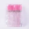 Fornecimento de fábrica Crystal Rod escova de cílios pente descartável portátil escova de cílios escova ferramentas de beleza