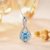 [Collar de Plata de Ley S925] Regalo para Novia en Cumpleaños o Día de San Valentín, Cadena para Clavícula de los Doce Signos del Zodiaco, Venta al por Mayor Transfronteriza