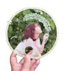 Leques Transparentes Publicitários Personalizados para Animais de Estimação para Empresas, Leques Transparentes com Celebridades de Anime, Leques Transparentes Feitos Sob Medida para Casamentos, Atacado