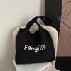 Bolsa de Lona Grande de Verano 2026 para Mujer, de un Solo Hombro, Uso Diario, Fácil de Guardar, Bolso Tote Popular de Nylon
