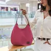 Bolso de Hombro Tote de Lona Transfronterizo de Gran Capacidad con Múltiples Bolsillos, Bolso de Hombro Simple Retro de Moda de Nicho, Versátil