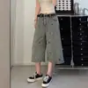 2026 Estilo Americano High Street Divertidos Shorts de Mezclilla Bordados de Perro Unisex Verano Pantalones Cortos Modernos Moda Retro de Nicho