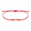 Pulseras tejidas de colores de amistad exclusivas transfronterizas más vendidas, estilo europeo y americano versátil, joyería de regalo para parejas en forma de corazón de aleación al por mayor