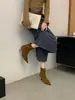 2026 Nuevas Botas Cortas Adelgazantes Simples de Otoño Punta Fina Tacón de Aguja Moda Cómodas para Viajar Cremallera Trasera Botas Cortas Mujer