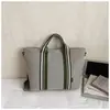 Bolso Tote de Lona para Mujer Nuevo 2026 Verano Alta Apariencia Moda Bolso de Mano Gran Capacidad Bloqueo de Color Bolso Cruzado
