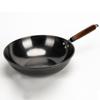 Wok King Kong Negro Gas Hierro Nitrógeno Acero al Carbono Antiadherente Sin Recubrimiento Mango de Hierro Universal para Cocina de Inducción Gas