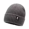 Gorro de Invierno para Exteriores con Forro de Lana, Gorro de Lana Tejido Espeso, Calentador de Cabeza Cálido para Hombre, Protección para los Oídos para Ciclismo, a Prueba de Frío para el Invierno