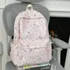Mochila Floral Dulce de Moda 2026 Nuevo Estilo Japonés de Alto Valor para Estudiantes de Secundaria y Preparatoria, Ligera y de Gran Capacidad