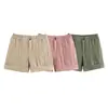 Comércio Exterior 2026 Verão Novo Estilo Europeu e Americano Moda Feminina Casual Solto Bainha Dobrada Shorts 9929024