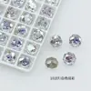 Cristal Dongzhou Diamante de Corte Rosa Milenario de Ocho Caras 8 mm Diamante Explosivo de Cristal K9 Imitación Circonio Joyería de Lujo Ligero Diamante para Uñas Joyería de Diamante