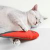 Juguetes para Gatos Pescado Mascotas Gatos Auto-Hi Alivio Auto-entretenimiento Resistente a Mordidas Papel Catnip Juguetes para Morder Venta al por Mayor