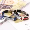 Punk Nueva serie de hebillas pulsera de cuero de cuerda de cáñamo tejida retro pulsera de cuero vacuno al por mayor joyería coreana
