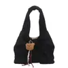 Bolso de Hombro Simple de Mezclilla de Moda 2025 Bolso Tote Exquisito con Lazo Nicho para Viajes