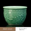 Yin esculpido celadon chinês retro master cup única xícara de chá de grande capacidade xícara de degustação de cerâmica xícara de chá pessoal única xícara de produtos de bem-estar