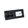 Interruptor de Dos en Uno Certificado CCC de Ocho Caracteres Enchufe de Alimentación DB-8 Enchufe de Interruptor Basculante Blanco de Dos Pines y Dos Conductores