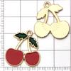 Mezcla de 30 Estilos de Aleación con Goteo de Aceite Dibujos Animados Fruta Piña Fresa Colgante Colgante Pulsera DIY Collar Accesorios de Joyería