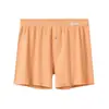 Calzoncillos Bóxer de Algodón Puro para Hombre de Otoño e Invierno, Calzoncillos de Ángulo Plano de Algodón Puro de Alta Calidad para Hombre, Calzoncillos de Cuatro Ángulos para Hombre Transpirables y Ajustados, Pantalones Cortos para Casa