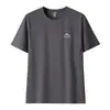Verão Novo Estilo Unissex Secagem Rápida Manga Curta Esportivo Casual Versátil Tendência Mais Vendido Cor Sólida Camiseta Masculina Top