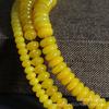 Jóias Jade amarelo calcedônia contas soltas galinha amarelo calcedônia espaçador contas soltas contas artesanais faça você mesmo acessórios de joias